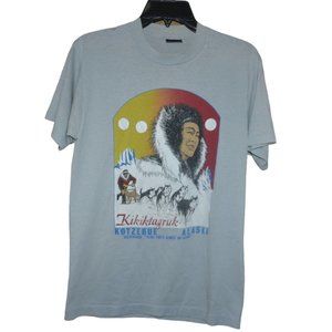 Kikiktagruk Kotzebue Alaska Dog sledding Graphic Tee T-shirt